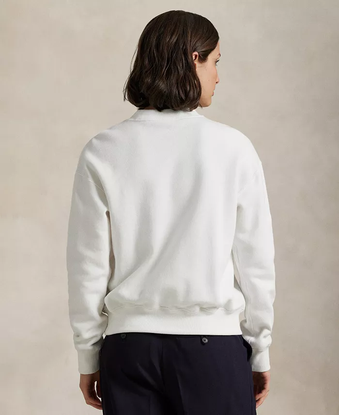 Alfani Polo Ralph Lauren Women's Fleece Crewneck Sweatshirt Women's Fashion Shoes & Accessories