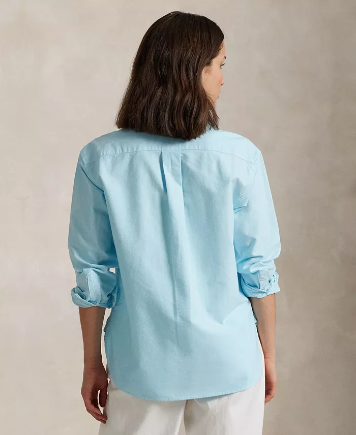 Alfani Polo Ralph Lauren Women's Relaxed-Fit Cotton Oxford Shirt Women's Fashion Shoes & Accessories
