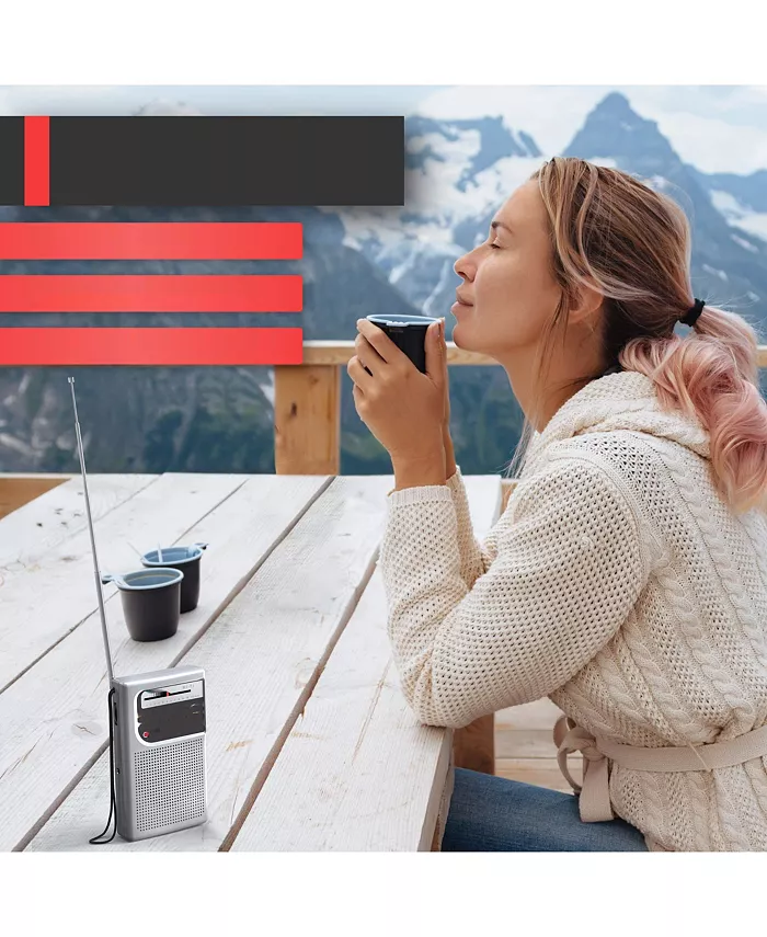 Alfani Powerbear Portable Radio: AM/FM Long Range Battery Operated Electronics