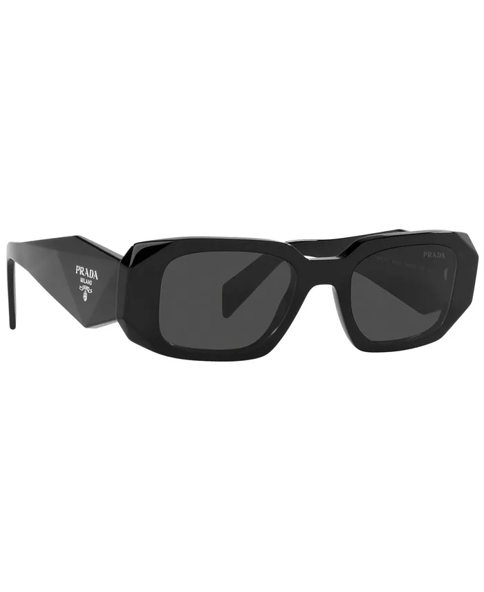 Alfani PRADA Symbole Rectangular Women's Sunglasses PR 17WS Women's Fashion Shoes & Accessories