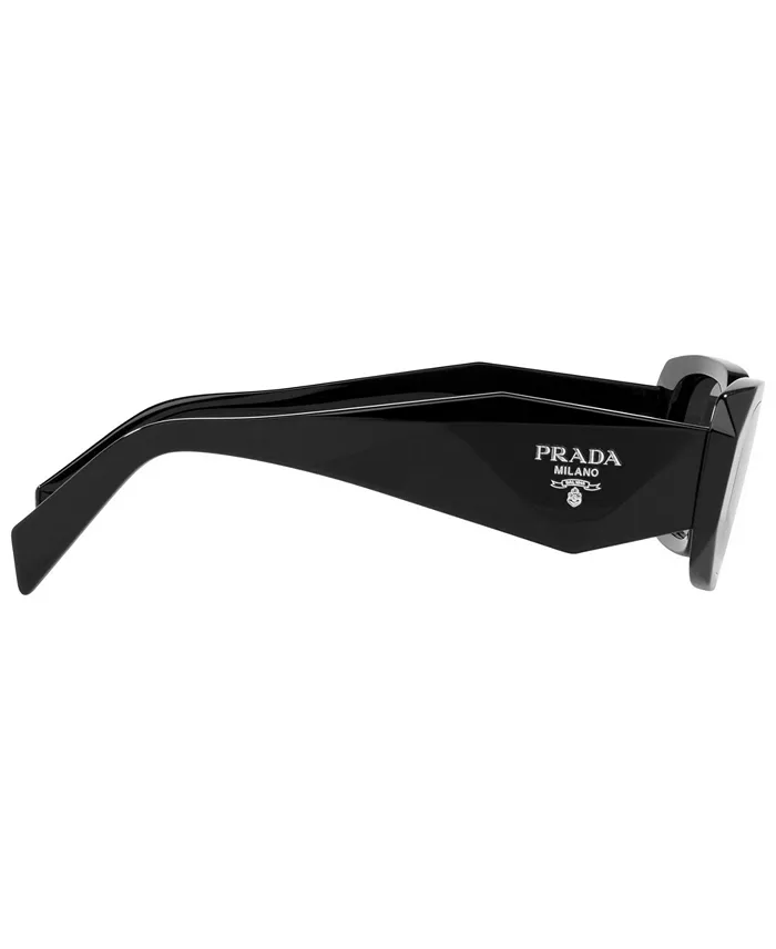 Alfani PRADA Symbole Rectangular Women's Sunglasses PR 17WS Women's Fashion Shoes & Accessories