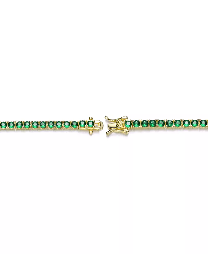 Alfani Rachel Glauber Classic 3mm Colored Cubic Zirconia Tennis Bracelet Jewelry & Watches
