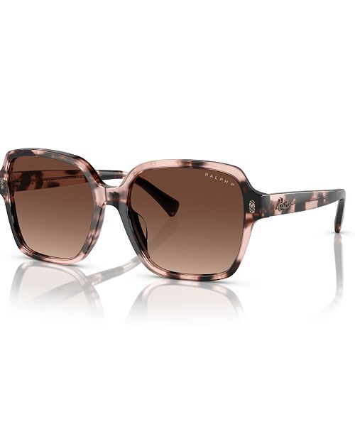 alfani Ralph by Ralph Lauren Women's Polarized Sunglasses Gradient Polar RA5304U Women's Fashion Shoes & Accessories