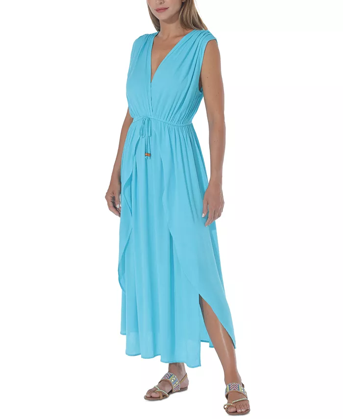 Alfani Raviya Front-Slit Cover-Up Dress Women's Fashion Shoes & Accessories