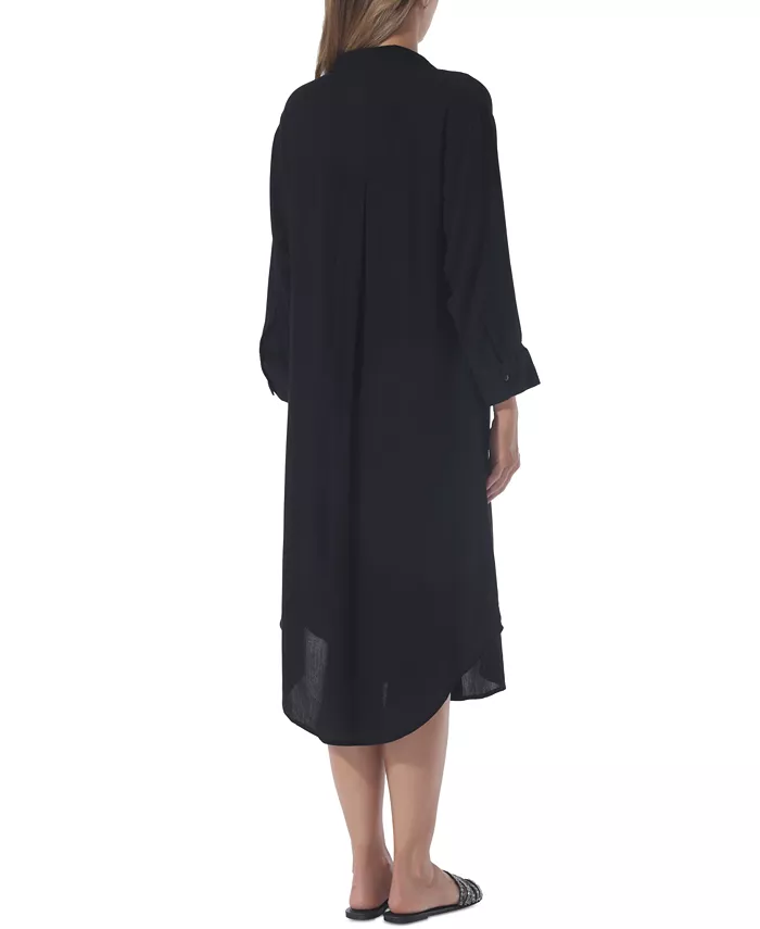 Alfani Raviya Women's Shirtdress Cover-Up Women's Fashion Shoes & Accessories