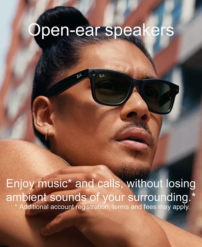 Alfani Ray-Ban Unisex Ray-Ban Meta Wayfarer AI Glasses Collection Women's Fashion Shoes & Accessories