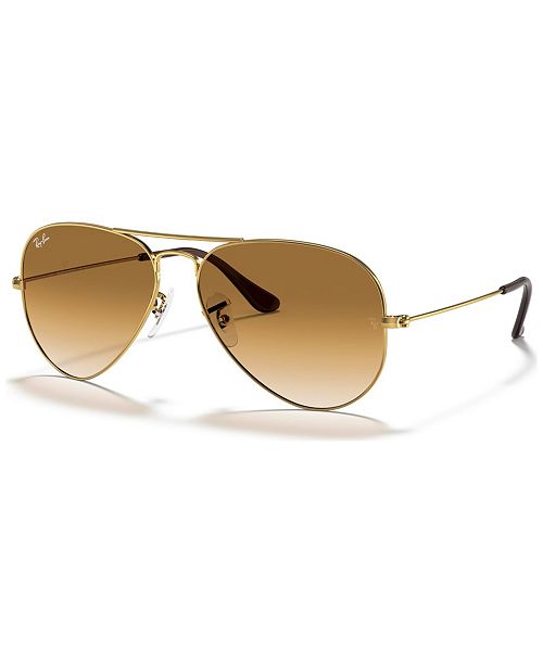 alfani Ray-Ban Unisex Sunglasses RB3025 AVIATOR GRADIENT Women's Fashion Shoes & Accessories