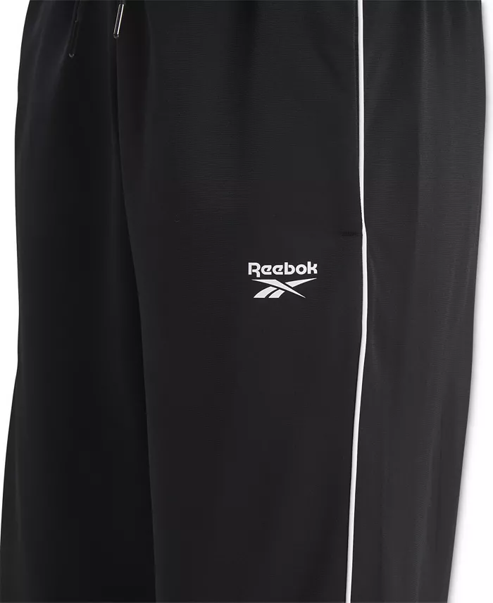Alfani Reebok Women's ID Side-Stripe Classic Tricot Track Pants Women's Fashion Shoes & Accessories