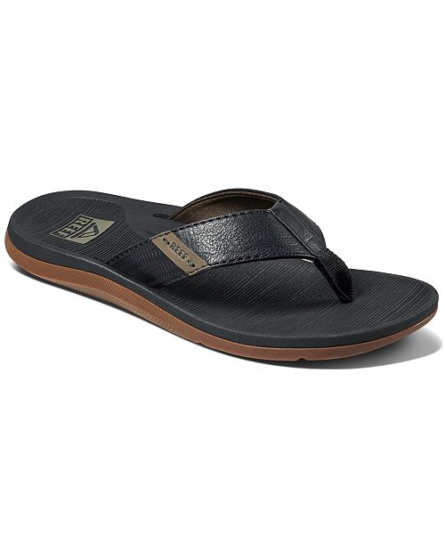 alfani REEF Men's Santa Ana Padded & Waterproof Flip-Flop Sandal Men's Shoes
