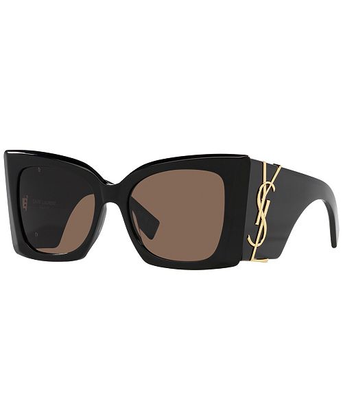 alfani Saint Laurent Women's Blaze Sunglasses SL M119 Women's Fashion Shoes & Accessories