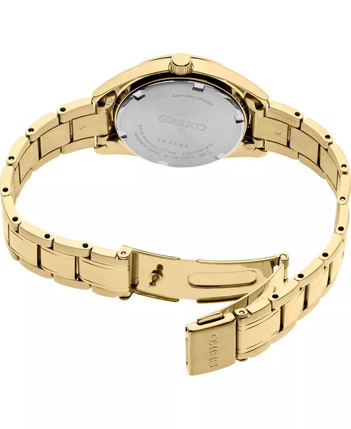Alfani Seiko Women's Essentials Gold-Tone Stainless Steel Bracelet Watch 29.8mm Jewelry & Watches