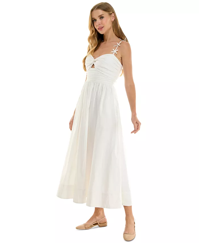 Alfani SENI & CADE Juniors' Cut-Out Midi Dress Juniors'
