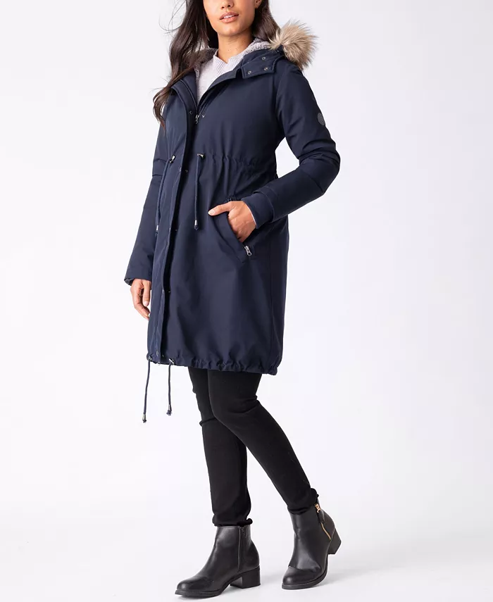 Alfani Seraphine Women's 3 In 1 Winter Maternity Jacket Women's Fashion Shoes & Accessories