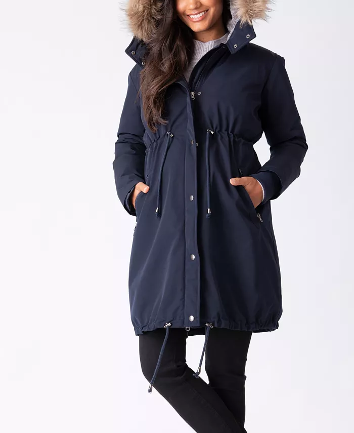 Alfani Seraphine Women's 3 In 1 Winter Maternity Jacket Women's Fashion Shoes & Accessories