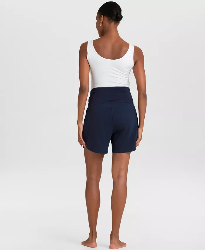 Alfani Seraphine Women's Essential Jersey High Waist Maternity Shorts Set Of 2 Women's Fashion Shoes & Accessories