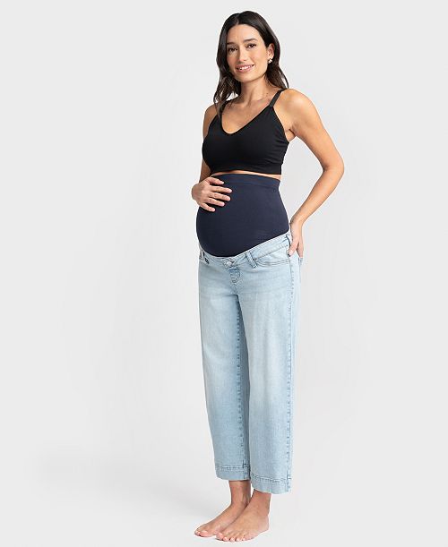 alfani Seraphine Women's Maternity Cropped Jeans Women's Fashion Shoes & Accessories