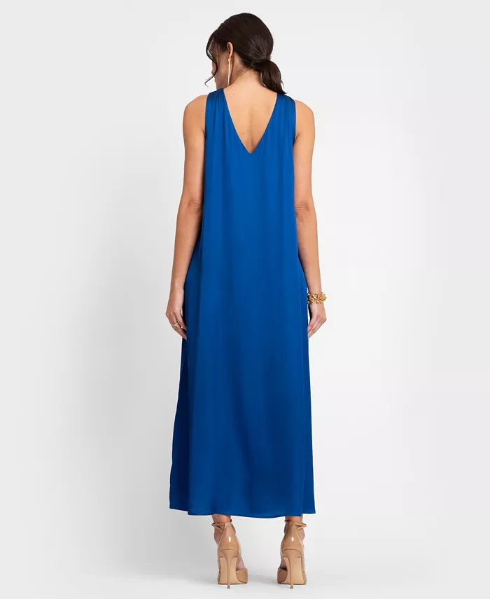 Alfani Seraphine Women's Maternity Reversible Halter A Line Dress Women's Fashion Shoes & Accessories