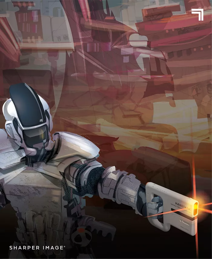 Alfani Sharper Image 2 Player Laser Tag Attack Pack Set 2 Piece All Toys