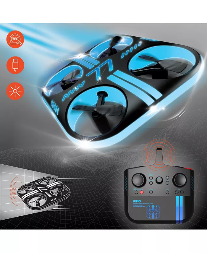 Alfani Sharper Image Lumo Stunt Remote Control Glow Drone All Toys