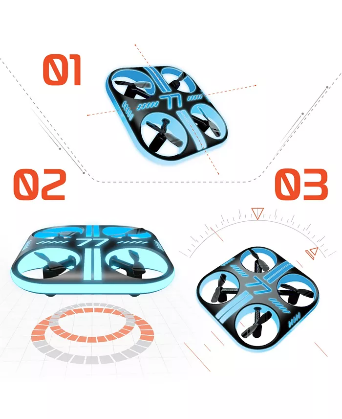 Alfani Sharper Image Lumo Stunt Remote Control Glow Drone All Toys