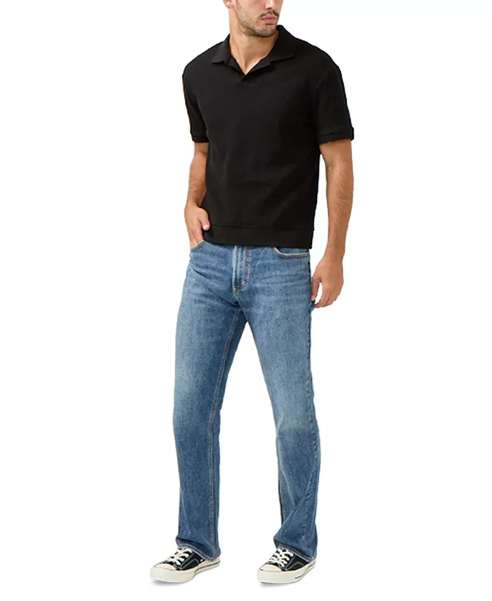 Alfani Silver Jeans Co. Zac Relaxed Fit Straight Leg Jeans Men's Fashion & Accessories