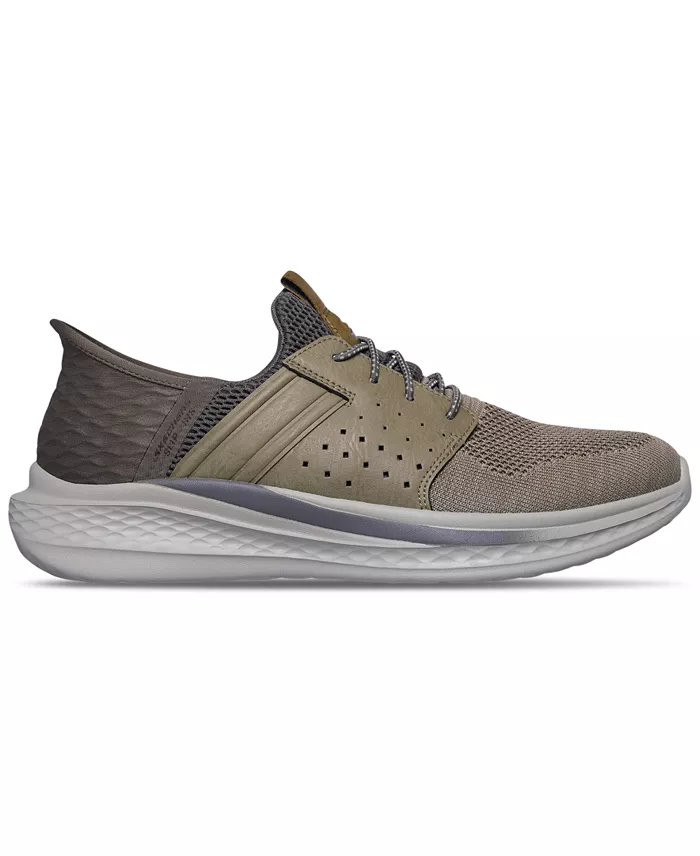 Alfani Skechers Men's Slip-Ins Relaxed Fit- Slade - Ocon Slip-On Memory Foam Casual Sneakers From Finish Line Brands