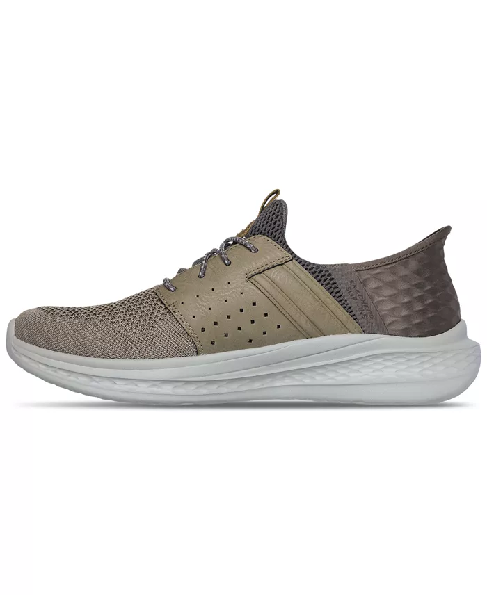 Alfani Skechers Men's Slip-Ins Relaxed Fit- Slade - Ocon Slip-On Memory Foam Casual Sneakers From Finish Line Brands