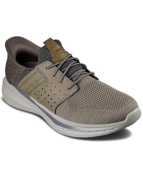 alfani Skechers Men's Slip-Ins Relaxed Fit- Slade - Ocon Slip-On Memory Foam Casual Sneakers from Finish Line Brands