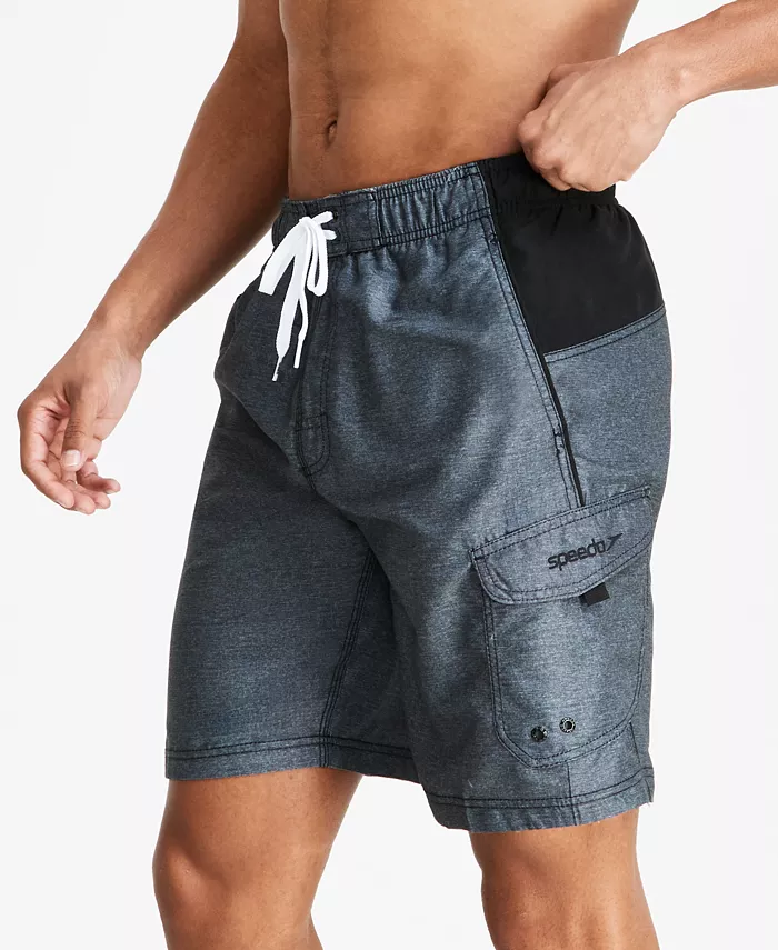 Alfani Speedo Men's Marina Sport VaporPLUS 9" Swim Trunks Men's Fashion & Accessories