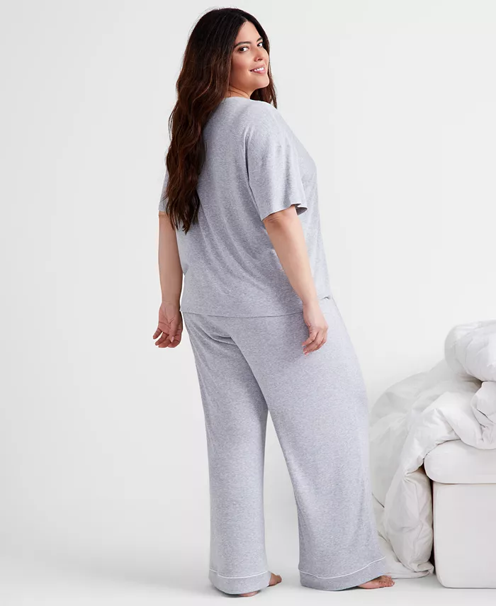 Alfani State Of Day Ribbed-Knit Pajama Set XS-3X Created For Macy's Women's Fashion Shoes & Accessories