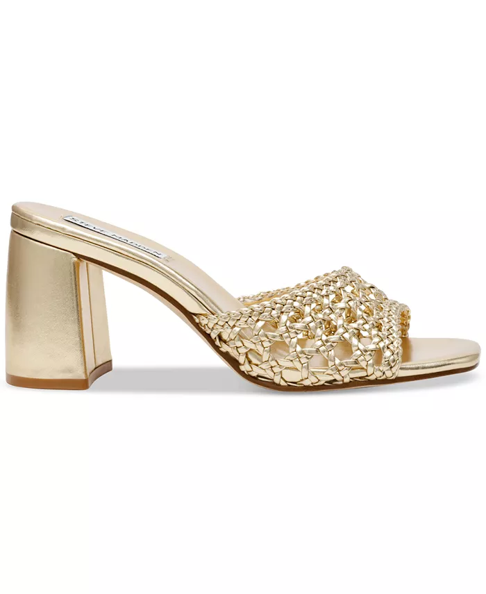 Alfani Steve Madden Women's Mania Woven Block-Heel Sandals Women's Fashion Shoes & Accessories