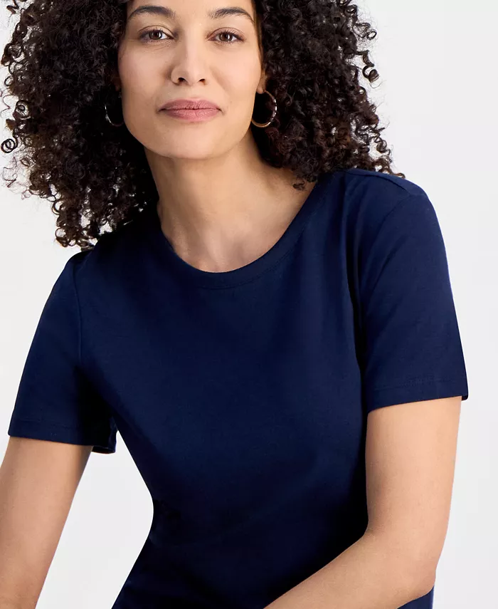 Alfani Style & Co Petite T-Shirt Midi Dress Exclusively At Macy's Women's Fashion Shoes & Accessories