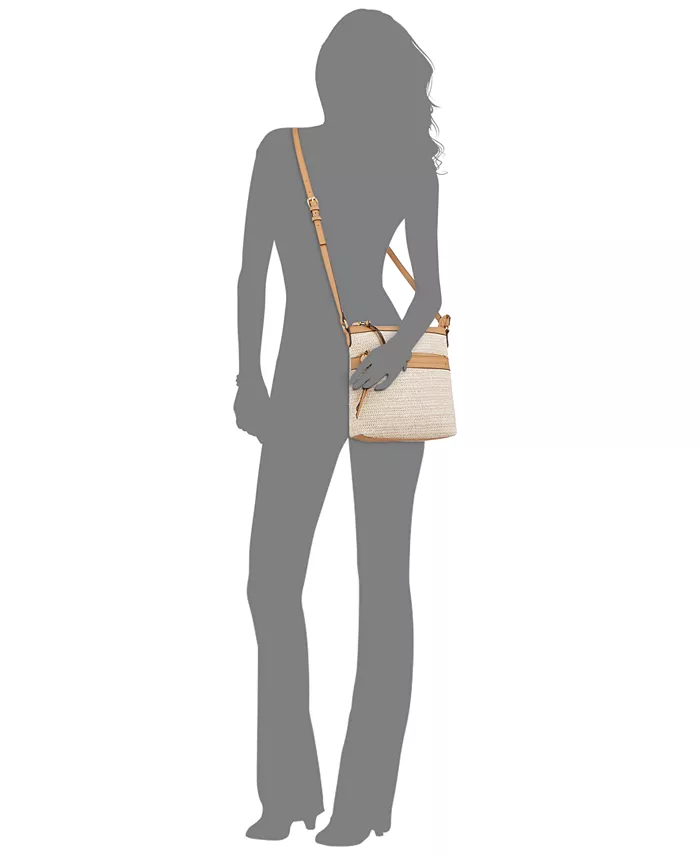 Style & Co Straw North South Crossbody Bag Exclusively At Macy's Handbags Purses & Accessories