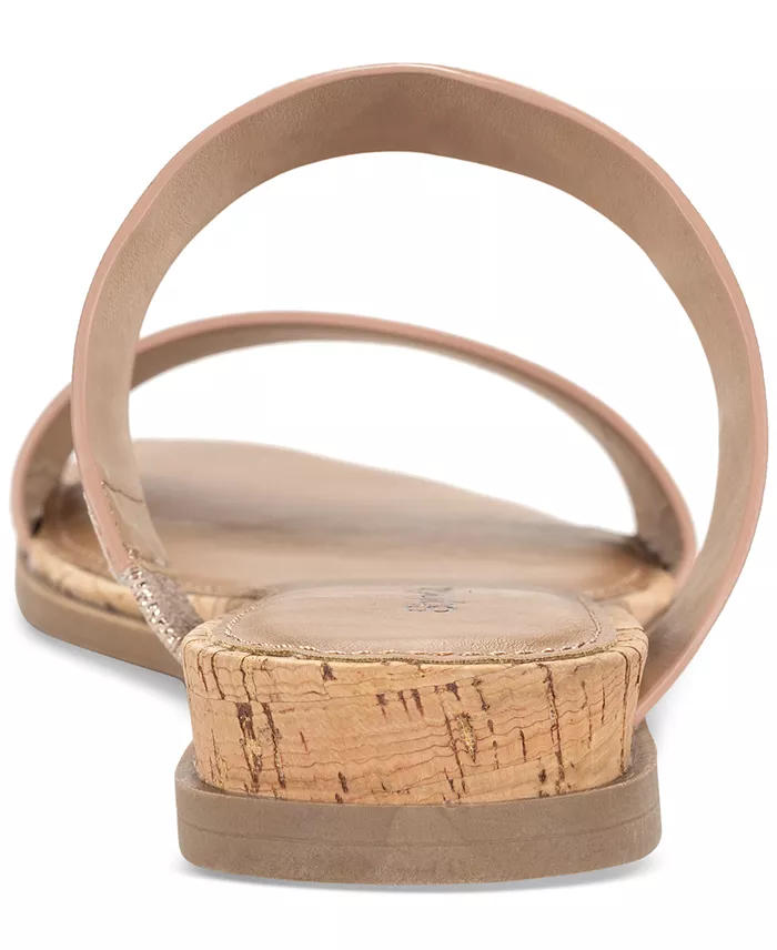 Alfani Style & Co Women's Elliee Flat Cushioned Sandals Exclusively At Macy's Women's Fashion Shoes & Accessories