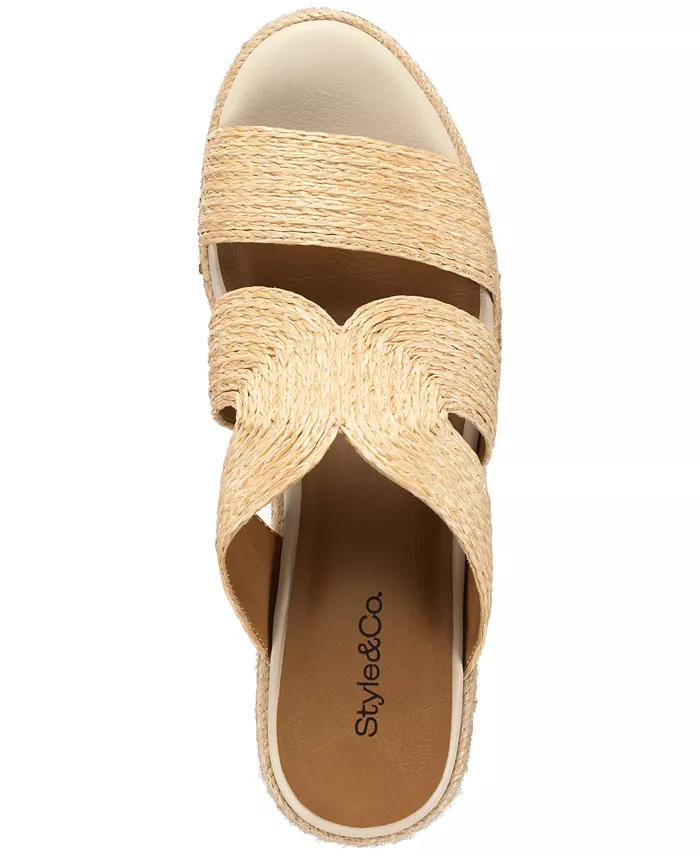 Alfani Style & Co Women's Hattiee Wedge Sandals Exclusively At Macy's Women's Fashion Shoes & Accessories