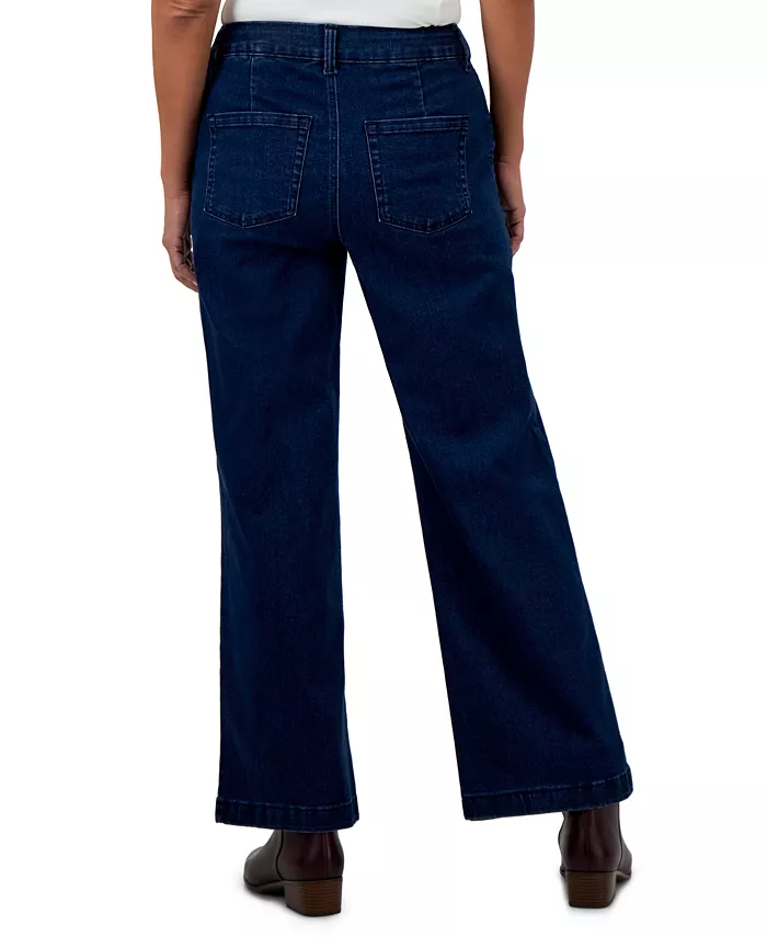 Alfani Style & Co Women's High-Rise Wide-Leg Jeans Created For Macy's Women's Fashion Shoes & Accessories