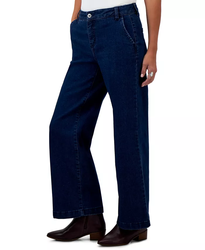 Alfani Style & Co Women's High-Rise Wide-Leg Jeans Created For Macy's Women's Fashion Shoes & Accessories