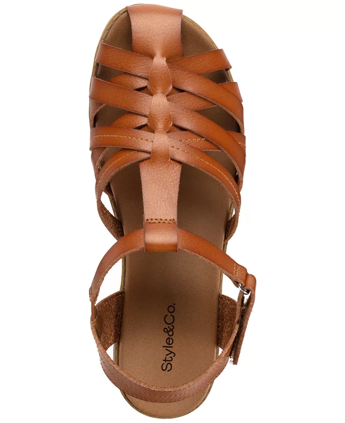 Alfani Style & Co Women's Madridd Flat Sandals Exclusively At Macy's Women's Fashion Shoes & Accessories
