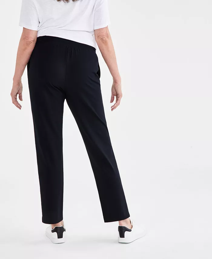 Alfani Style & Co Women's Mid-Rise Drawstring-Waist Sweatpants Regular & Petite Created For Macy's Women's Fashion Shoes & Accessories