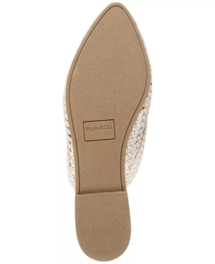 Alfani Style & Co Women's Novaa Woven Mules Exclusively At Macy's Women's Fashion Shoes & Accessories