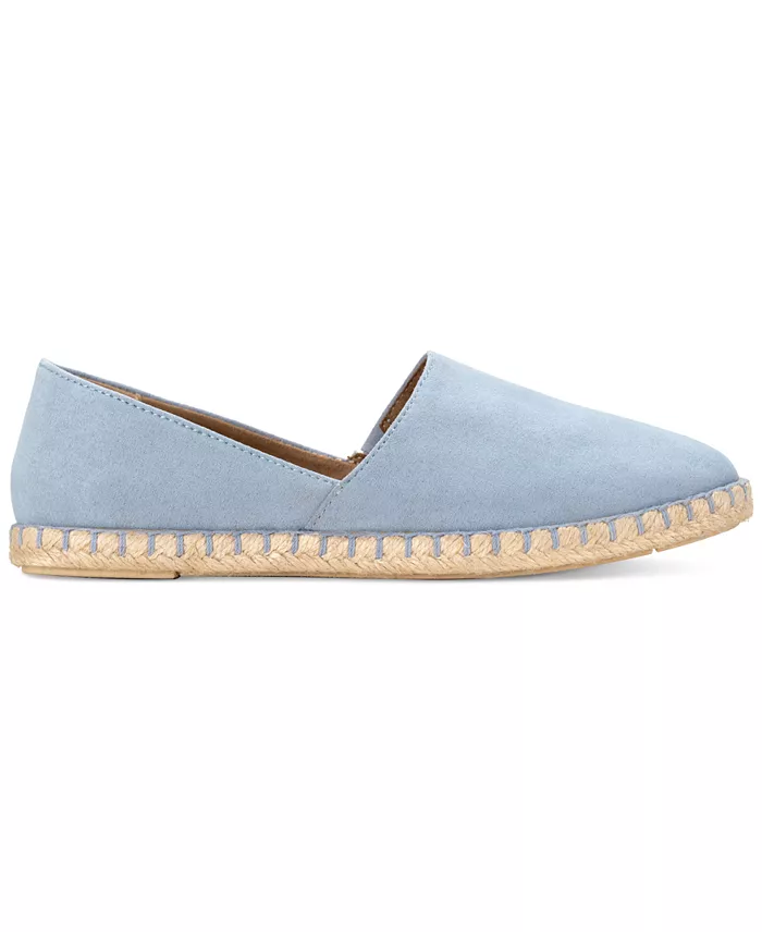 Alfani Style & Co Women's Reevee Stitched-Trim Espadrille Flats Created For Macy's Women's Fashion Shoes & Accessories