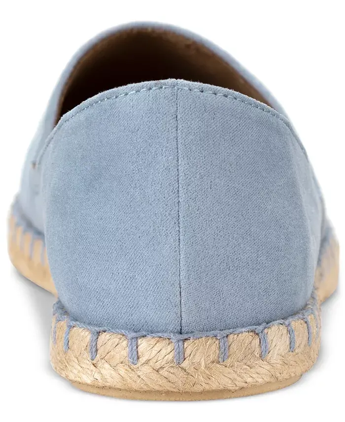 Alfani Style & Co Women's Reevee Stitched-Trim Espadrille Flats Created For Macy's Women's Fashion Shoes & Accessories