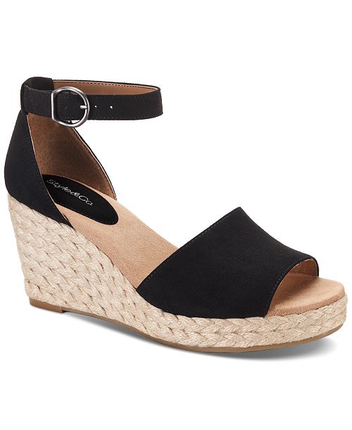 alfani Style & Co Women's Seleeney Wedge Sandals Created for Macy's Women's Fashion Shoes & Accessories