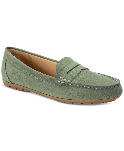 alfani Style & Co Women's Serafinaa Driver Penny Loafers Created for Macy's Women's Fashion Shoes & Accessories