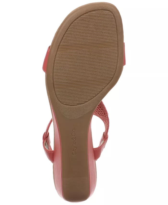 Alfani Style & Co Women's Step N Flex Vacanzaa Wedge Sandals Created For Macy's Women's Fashion Shoes & Accessories