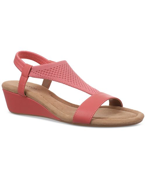 alfani Style & Co Women's Step N Flex Vacanzaa Wedge Sandals Created for Macy's Women's Fashion Shoes & Accessories