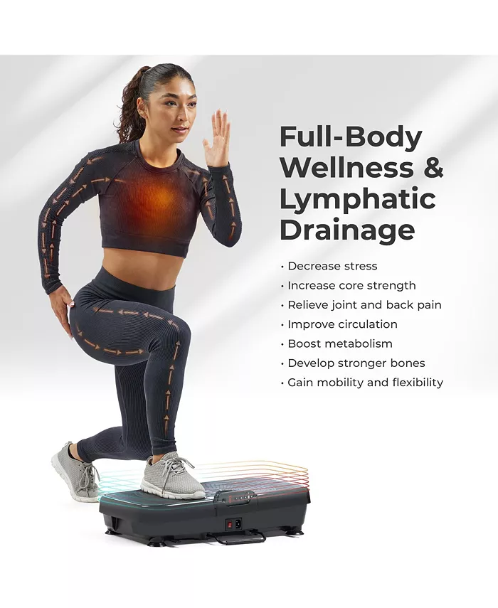 Alfani Sunny Health & Fitness Premium 2D Vibration Plate & Oscillation Therapy Platform For Weight Loss Rehabilitation Circulation & Muscle Toning Sports & Outdoor Recreation