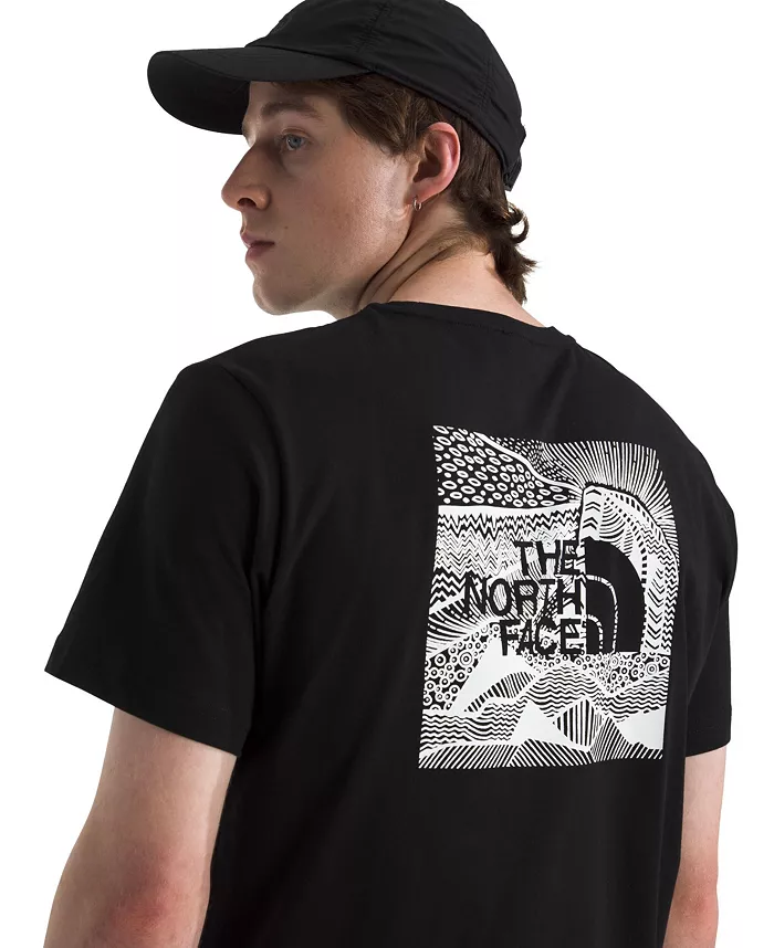Alfani The North Face Men's Short Sleeve Box Never Stop Exploring Celebration T-shirt Men's Fashion & Accessories