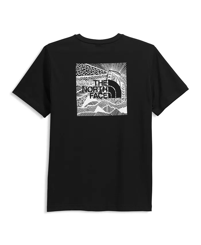 Alfani The North Face Men's Short Sleeve Box Never Stop Exploring Celebration T-shirt Men's Fashion & Accessories
