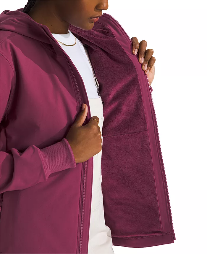 Alfani The North Face Women's Shelbe Raschel Zip-Front Fleece-Lined Hoodie Jacket Women's Fashion Shoes & Accessories